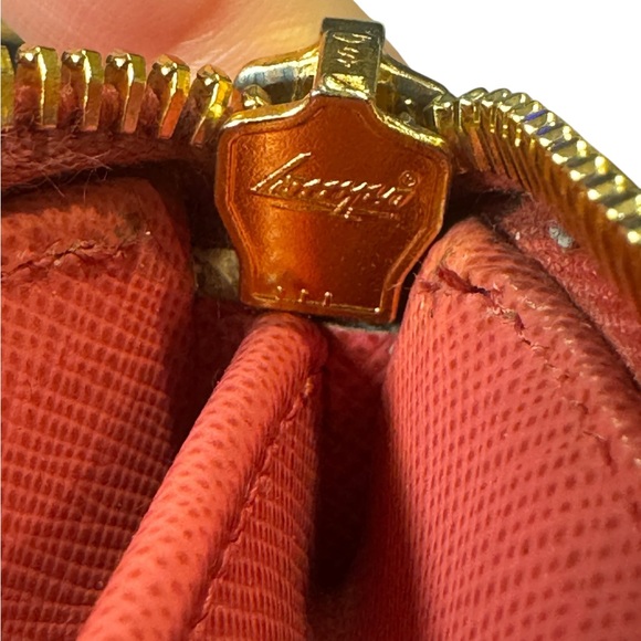 Prada Pink Saffiano Leather Bow Zip Around Continental Wallet - Picture 7 of 10